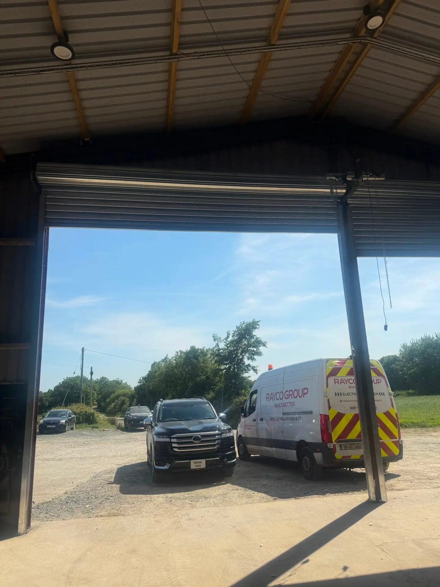 Rayco Group industrial roller shutter installation